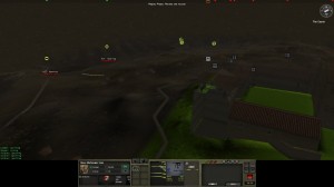 Pre-Dawn, and in light fog and rain, the Brits attempt to take Castle Hill. Fallschirmjägers open up as they break cover.