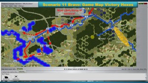 Figure 11-Game Map VP-Route of Advance-Flashpoint-Oct-AAR-Part1