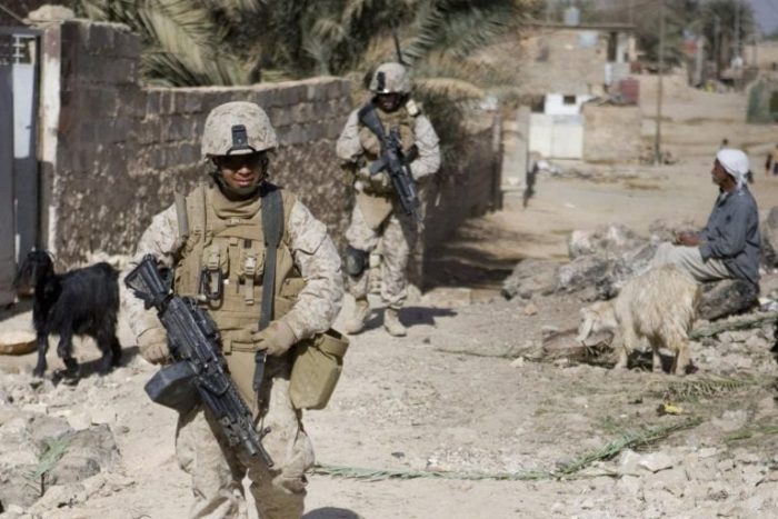 BlackGIs afghan marine patrol in hit
