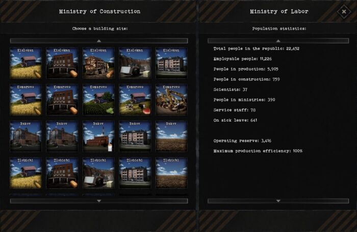 Total Conflict Construction Screen