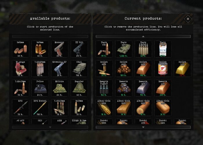 Total Conflict Production Screen